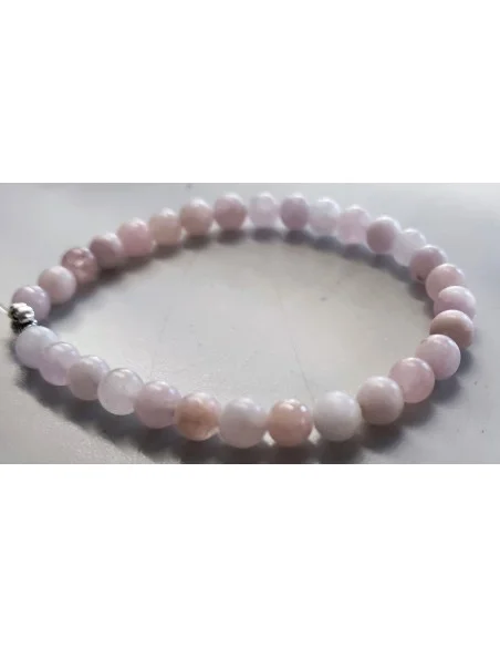 Petalite brute 6mm bracelet