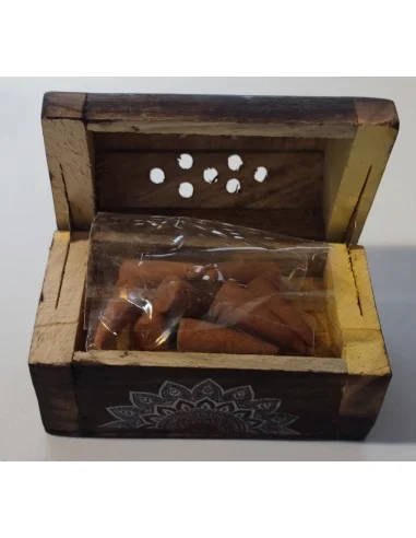 Brûle Encens cône bois