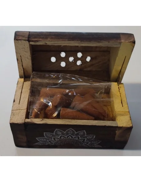 Brûle Encens cône bois