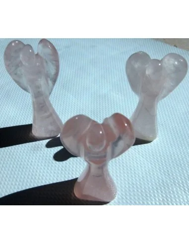Ange en quartz rose