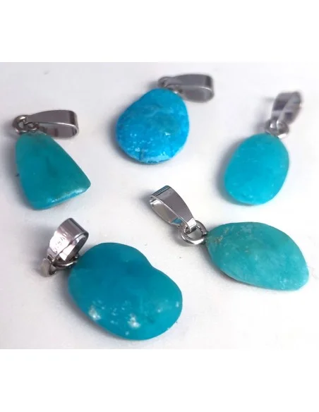 Hermimorphite cristallisée pendentif