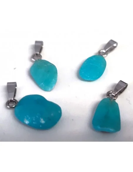 Hermimorphite cristallisée pendentif