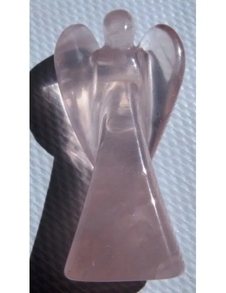 Ange en quartz rose