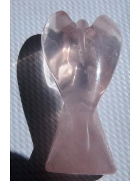 Ange en quartz rose