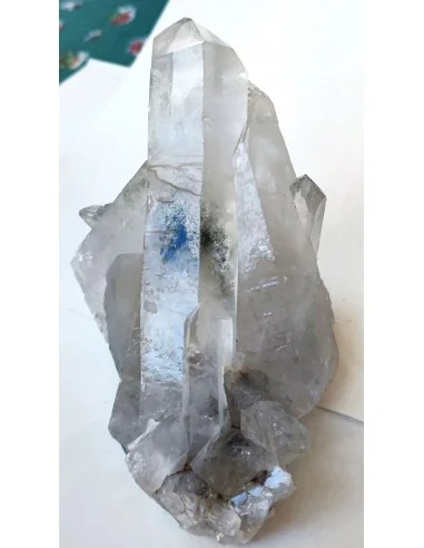 Quartz fantome vert geode