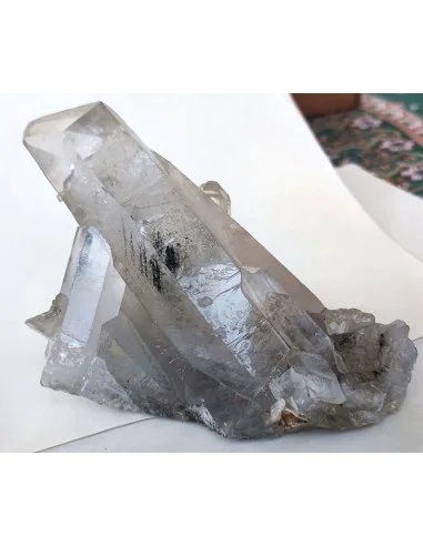 Quartz fantome vert geode