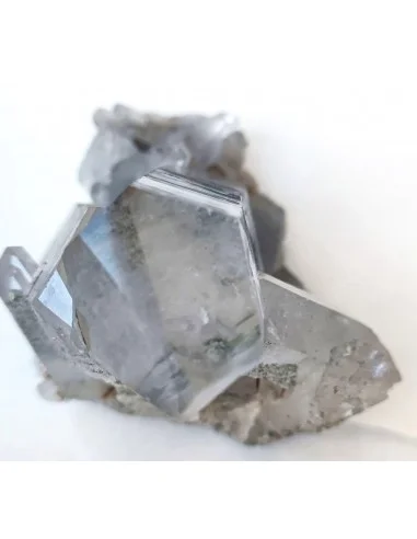 Quartz fantome vert geode