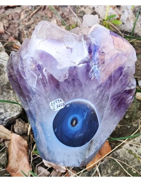 Bouquet améthyste cactus