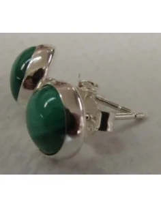 Boucles d'oreilles pouce malachite 2
