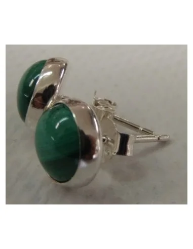 Boucles d'oreilles pouce malachite