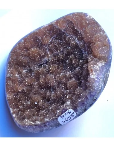 Agate citrinée géode