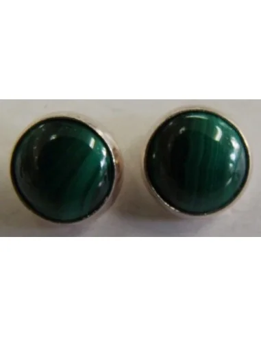 Boucles d'oreilles pouce malachite