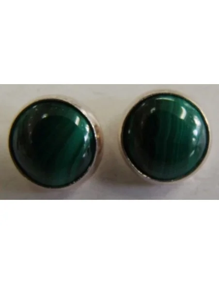 Boucles d'oreilles pouce malachite