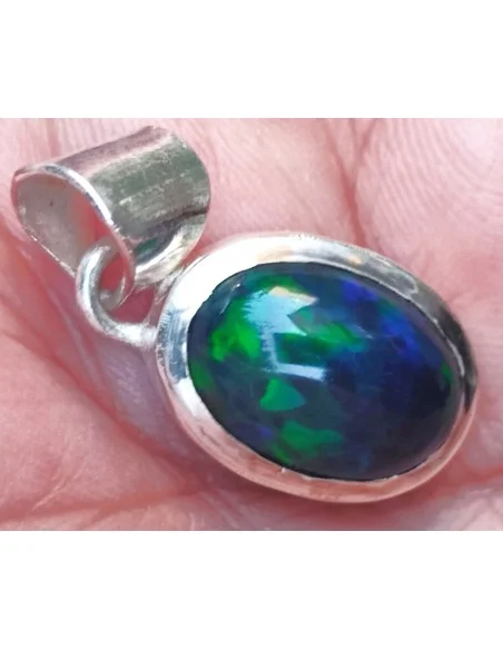 Opale noire pendentif