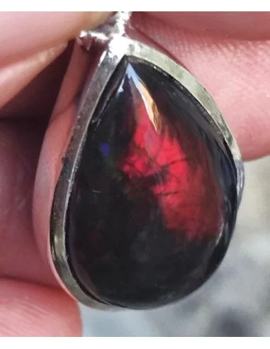 Pendentif Opale noire