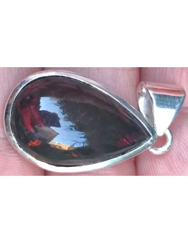 Pendentif Opale noire