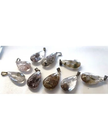 Quartz lodolite pendentif