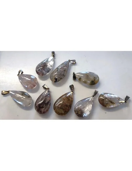 Quartz lodolite pendentif