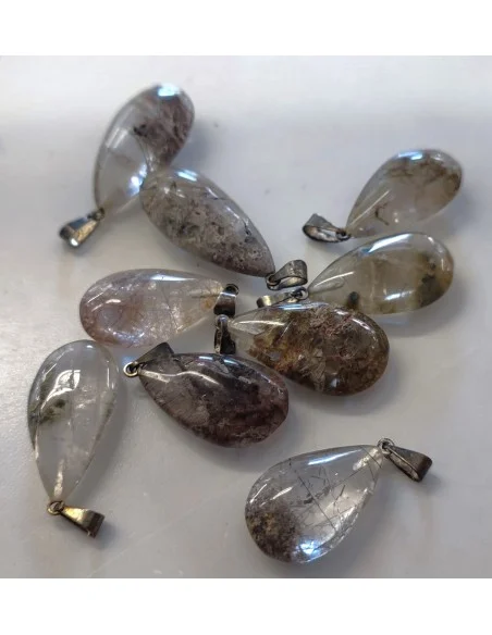 Quartz lodolite pendentif