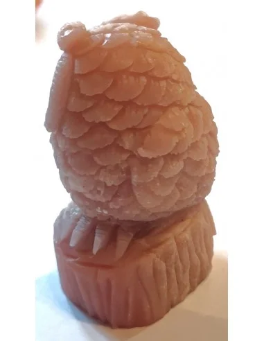 Chouette quartz rose