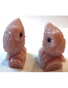 Hibou quartz rose 2