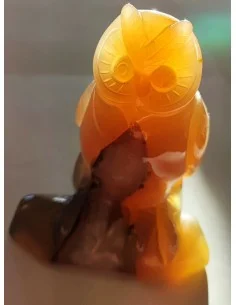 Chouette agate cornaline 2