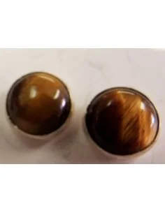 Boucles d'oreilles pouce oeil de tigre