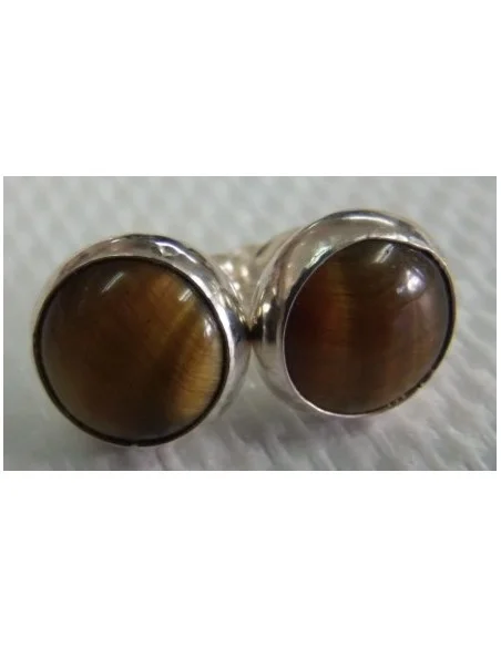 Boucles d'oreilles pouce oeil de tigre Boucles d'oreilles pouce oeil de tigre