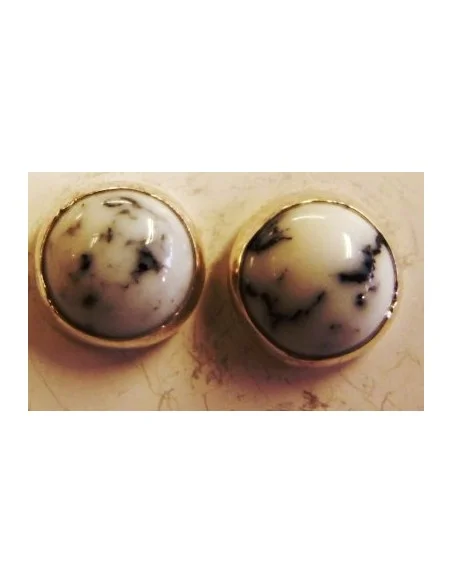 Boucles d'oreilles pouce howlite Boucles d'oreilles pouce howlite