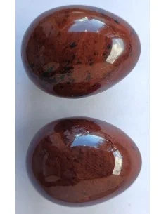 Oeuf Obsidienne acajou 2
