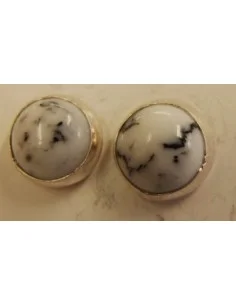 Boucles d'oreilles pouce howlite 2