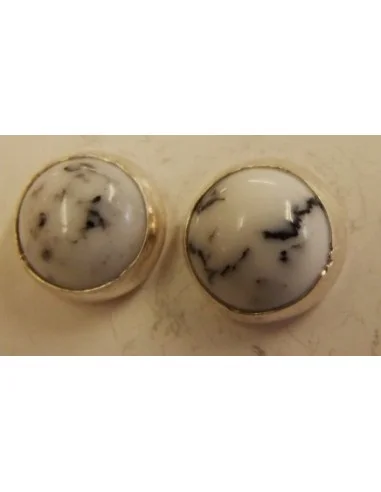 Boucles d'oreilles pouce howlite