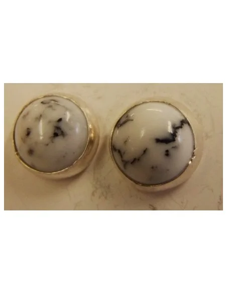 Boucles d'oreilles pouce howlite Boucles d'oreilles pouce howlite