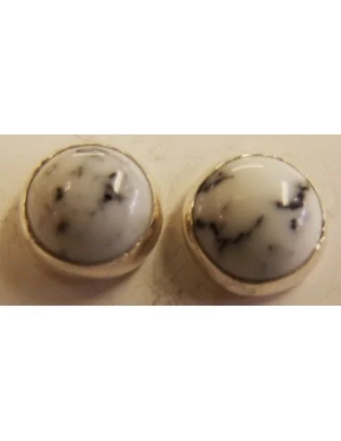 Boucles d'oreilles pouce howlite