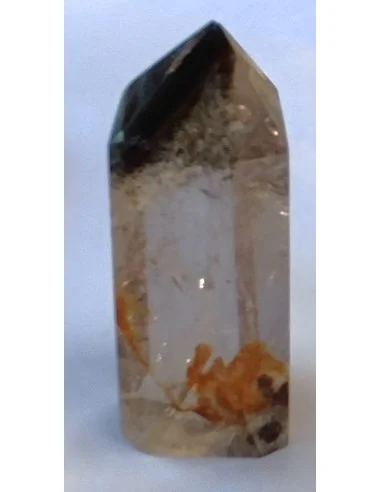 Quartz avec inclusions pointe