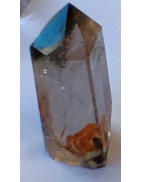 Quartz avec inclusions pointe