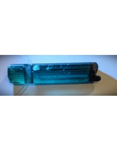 Tourmaline bleue gemme brute pendentif