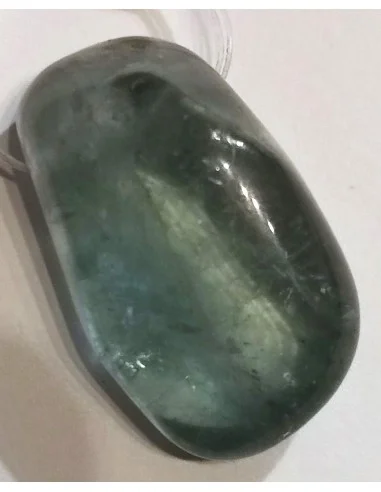 Tourmaline bleue polie pendentif pièce unique