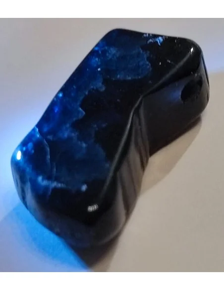 Indigolite tourmaline bleue pendentif