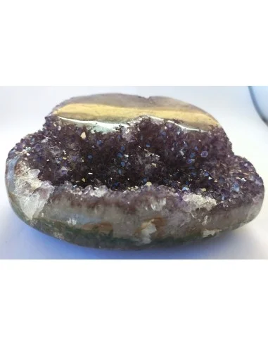Coeur amethyste géode