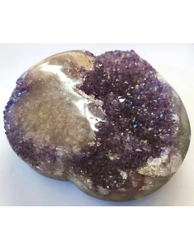 Coeur amethyste géode