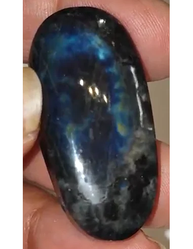 Pendentif spectrolite percée ovale