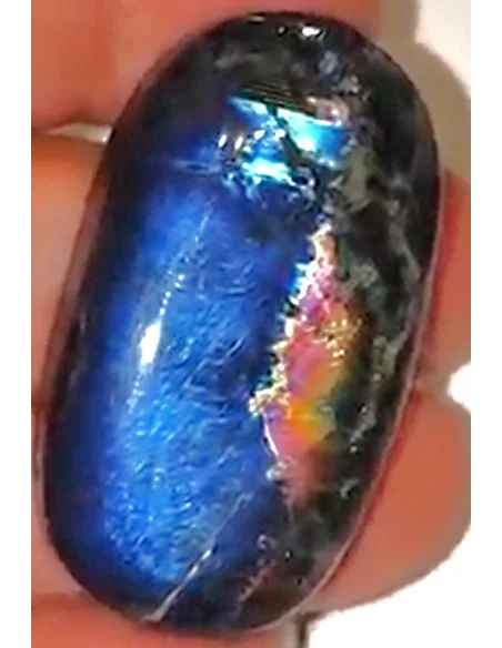 Pendentif Spectrolite forme ovale 4cm