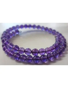 Bracelet jonc amethyste 6mm