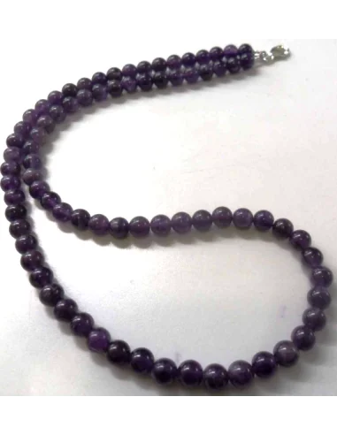 Collier Amethyste 6mm