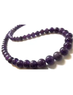 Collier Amethyste 6mm