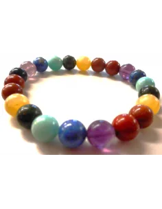 Bracelet 7 chakras 10mm