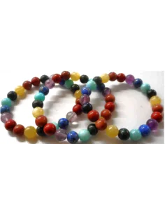Bracelet 7 chakras 8mm 2