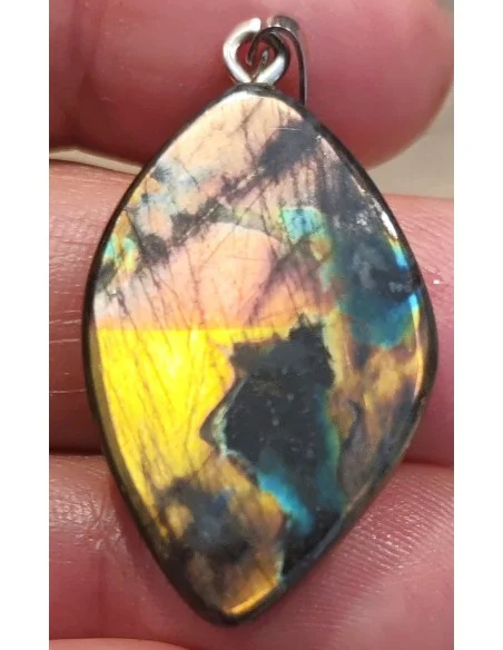 Spectrolite pendentif percée