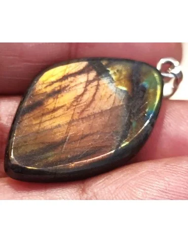Spectrolite pendentif percée
